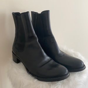 Jil Sander Black Booties